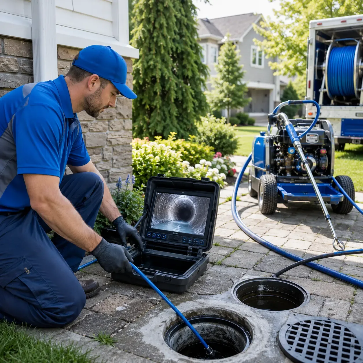 Outdoor drain cleaning professionals serving Crescent, IA